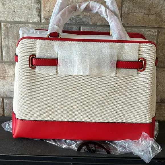 NWT Michael Kors Straw and Red Reed - Picture 2 of 8